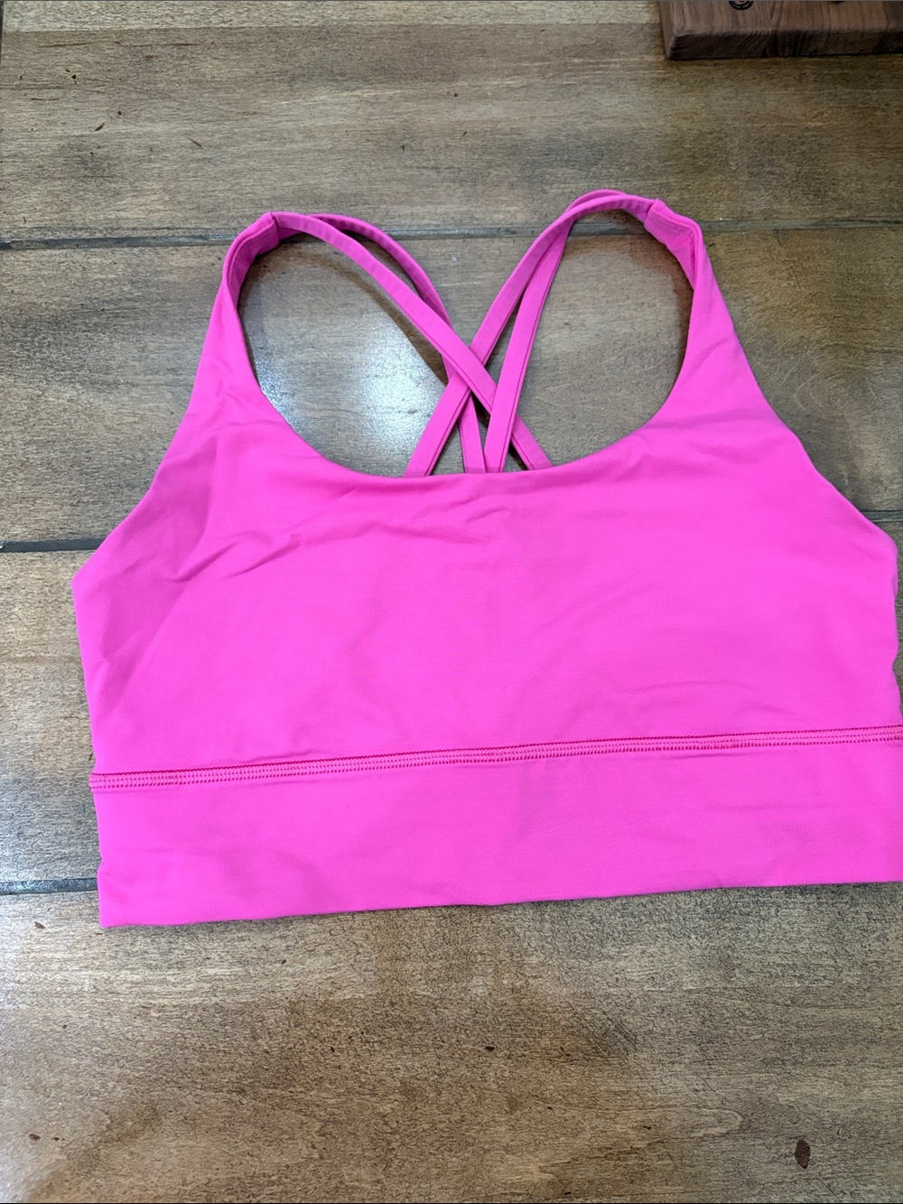 Lululemon energy bra longline sonic pink size 8